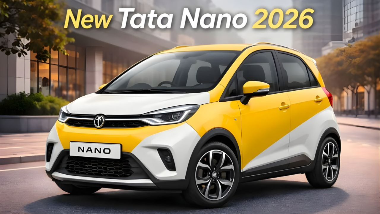 Tata Nano EV 2026 Affordable Electric Car with 300 km Range, Modern Design & Smart Features